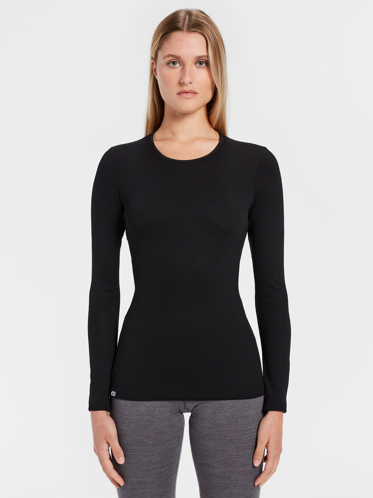 COCOON - t-shirt manica lunga in merino mesh 180 gr per donna in