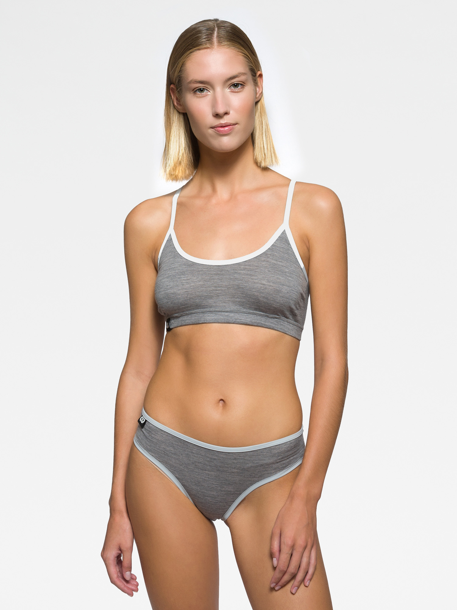 Women's Merino Bikini col. Grey