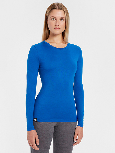 COCOON - t-shirt manica lunga in merino mesh 180 gr per donna in